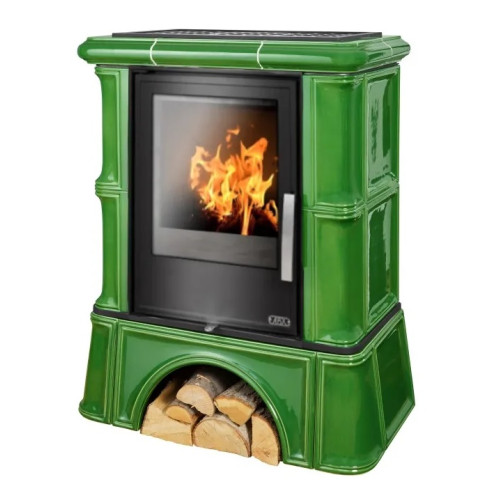 Kachlová kamna ABX Bavaria kachlový sokl, Moosgrün 